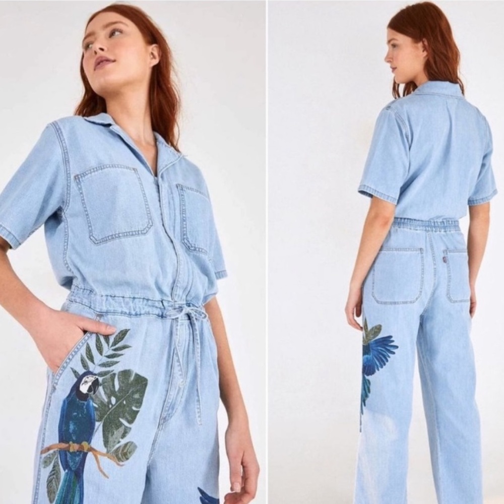 Levi’s Farm Rio Denim Coveralls Utility Jumpsuit S McCaw